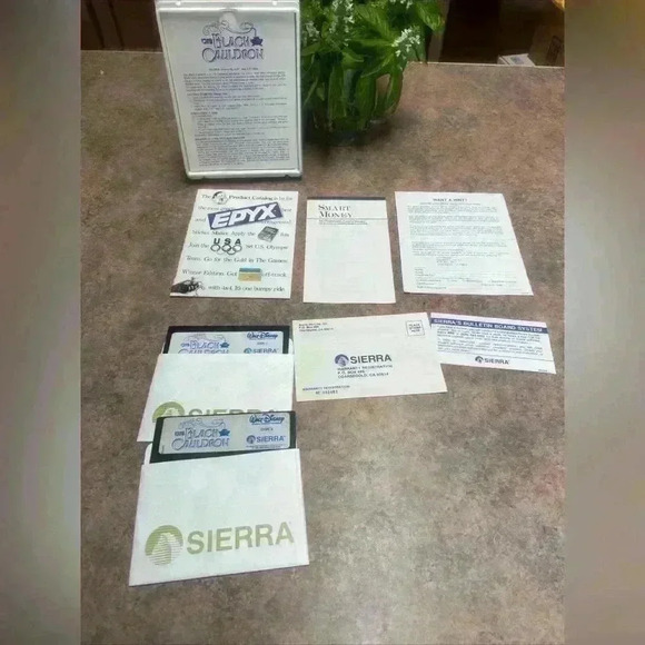 Sierra The Black Cauldron (IBM/Tandy MS-DOS 5 1/4 & 3.5‎ Sierra, 1985) - Picture 10 of 13